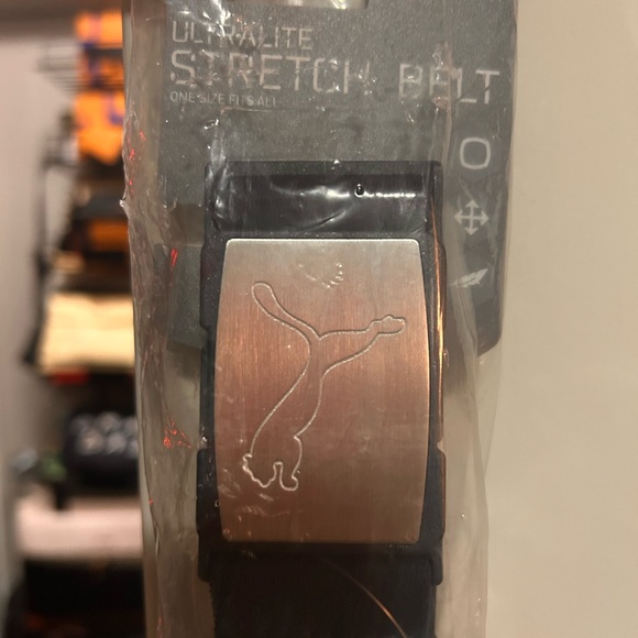 Puma Black Stretch Belt - Picture 1 of 5